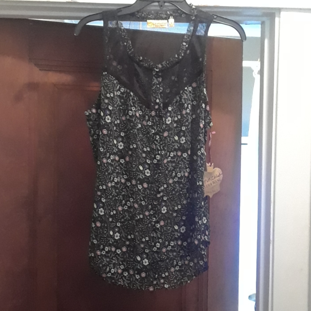 Sleeveless Shear Vera Wang Blouse
